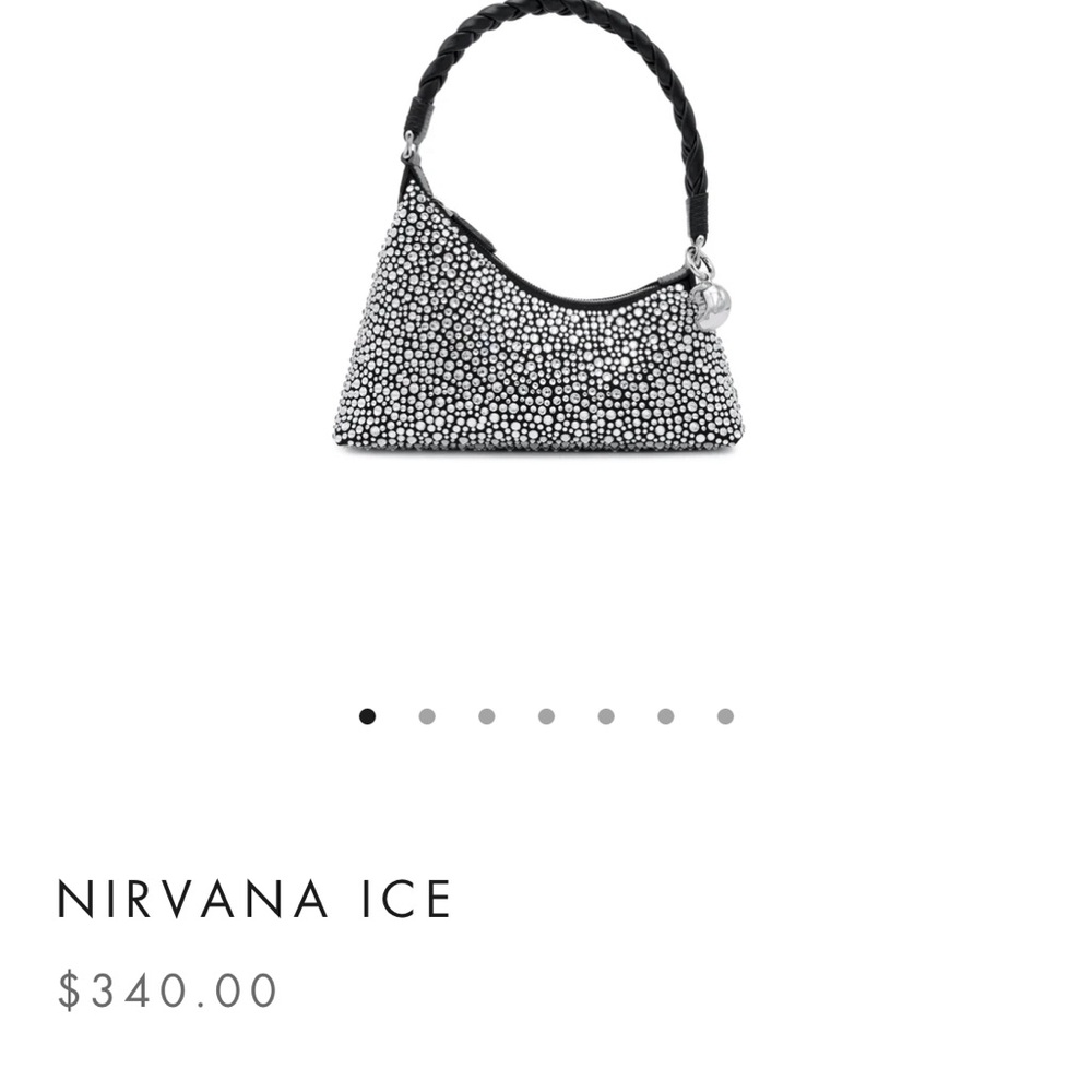 NIRVANA Black and White Shoulder Bag New without tags